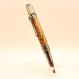 DV-CH Da Vinci Bocote Twist Pen with Antique Pewter Trim