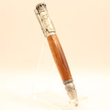 BB-AA Baseball Ebiara Twist Pen With Antique Pewter Trim
