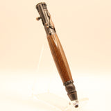 BB-AB Baseball Brown Laminate Twist Pen With Antique Bronze Trim