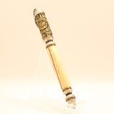 SP-CH Steampump Spalted Pecan With Antique Brass and Pewter Trim