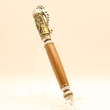 SP-CI Steampump Teak With Antique Brass and Pewter Trim