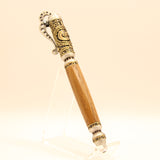 SP-CI Steampump Teak With Antique Brass and Pewter Trim