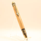 JL-F Jet Liner Bradford Pear Twist Pen With Antique Brass Trim