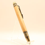 JL-F Jet Liner Bradford Pear Twist Pen With Antique Brass Trim