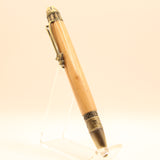 JL-F Jet Liner Bradford Pear Twist Pen With Antique Brass Trim