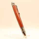 JL-G Jet Liner Padauk Twist Pen With Antique Pewter Trim