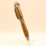 SCR-A Scuba Bocote Rollerball With Antique Pewter Trim