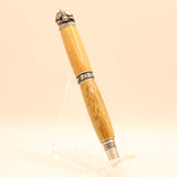 SCR-C Scuba Marblewood Rollerball With Antique Pewter Trim