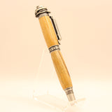 SCR-C Scuba Marblewood Rollerball With Antique Pewter Trim
