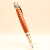 MD-I Medical Red Heart Twist Pen With Antique Pewter Trim