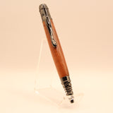 D-AAB Dog Lover Red heart Twist Pen With Gun Metal Trim