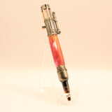 BSP-BG Bolt Action Steampunk Pink Acrylic With Antique Pewter Trim
