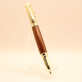 VB-AC Vertex Bolivian Rosewood Bolt Action Pen With Gold Trim