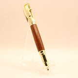 VB-AC Vertex Bolivian Rosewood Bolt Action Pen With Gold Trim