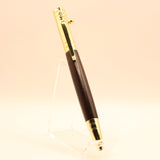 T-HC Bolt Action Tec East Indian Rosewood  Pen With Gold Trim