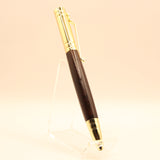 T-HC Bolt Action Tec East Indian Rosewood  Pen With Gold Trim