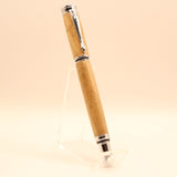 EF-C Executive Pecan Fountain Pen With Chrome Trim