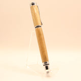EF-C Executive Pecan Fountain Pen With Chrome Trim