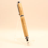 EF-C Executive Pecan Fountain Pen With Chrome Trim