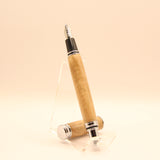 EF-C Executive Pecan Fountain Pen With Chrome Trim