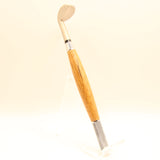 GDT-CE Desk Top Wood Wormy Chestnut With Chrome Trim