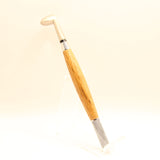 GDT-CE Desk Top Wood Wormy Chestnut With Chrome Trim