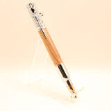 B-EAE Bolt Action Red Heart Pen With Chrome Trim