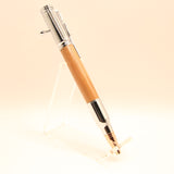 B-EAE Bolt Action Red Heart Pen With Chrome Trim