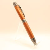 DSF-E Sea Life Shark Cedar Twist Pen With Antique Brass Trim
