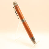 DSF-E Sea Life Shark Cedar Twist Pen With Antique Brass Trim