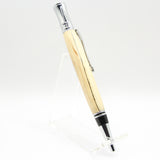 E-BAE Executive Spalted Pecan Twist Pen With Chrome Trim