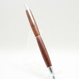 S-CBE Slimline Purpleheart Click Pen With Satin Chrome Trim