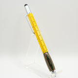 MTP-EB Multi-Function Pen Green and Brown Laminate Twist Pen (Yellow)