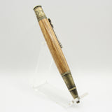 FF-FA Fishing Beli Twist Pen with Antique Brass Trim