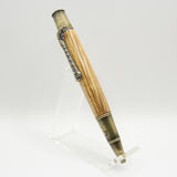 FF-FA Fishing Beli Twist Pen with Antique Brass Trim