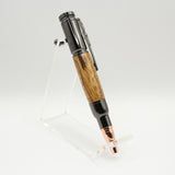 M-ACF Mini 4" Bolt Action Zebrawood With Gun Metal Trim