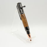 M-ACF Mini 4" Bolt Action Zebrawood With Gun Metal Trim