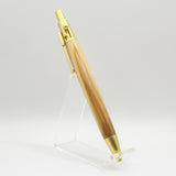 JB-BB Jazz Bolt Action Pen Olivewood With Satin Gold Trim