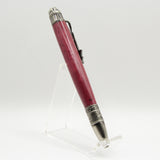 JL-AA Jet Liner Purpleheart Twist Pen With Antique Brass Trim