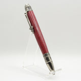 JL-AA Jet Liner Purpleheart Twist Pen With Antique Brass Trim