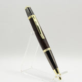 G-HG Gatsby Wenge Twist Pen With Gold Trim
