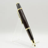G-HG Gatsby Wenge Twist Pen With Gold Trim