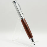 SK-F Snake Skin Cocobolo Twist Pen With Chrome Trim