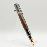 B-EBH Bolt Action Black Walnut Pen With Gun Metal Trim