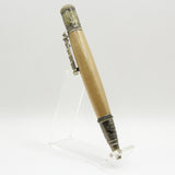 NT-G Nautical Poplar Twist Pen With Antique Brass Trim