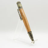 NT-H Nautical Olivewood Twist Pen With Antique Brass Trim