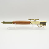 LAR-HI Lever Action Rifle Mahogany With Antique Brass Trim
