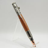 B-ECE Bolt Action Merbau Pen With Antique Pewter Trim