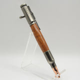 B-ECE Bolt Action Merbau Pen With Antique Pewter Trim