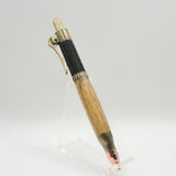 R-AE Revolver Beli Click Pen With Antique Brass Trim